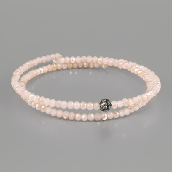 Fire Ball & Stone Coil Bangle